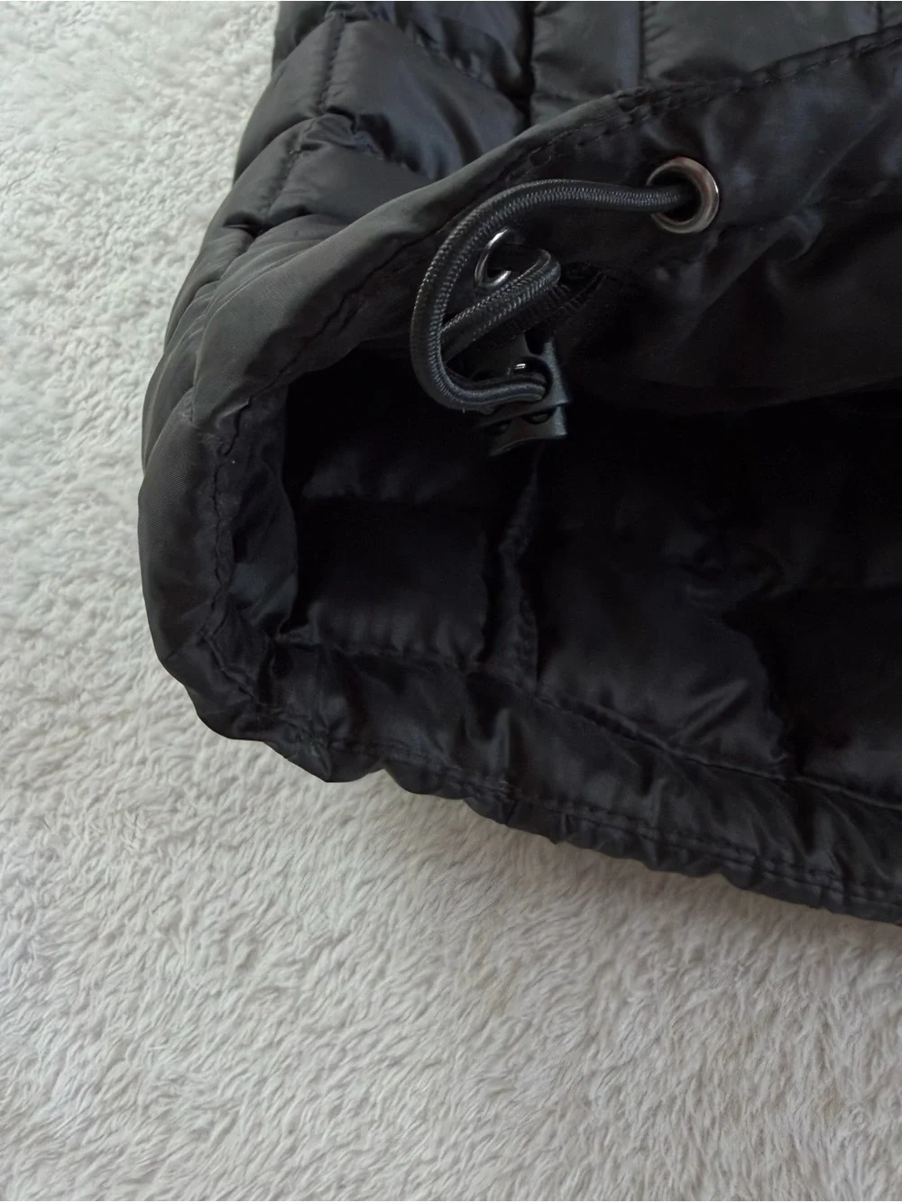 The North Face ThermoBall Eco Black Insulated Puffer Vest Tonal Logo